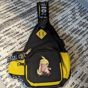Pikachu with Raisengan Cross body bag with multiple Pockets
